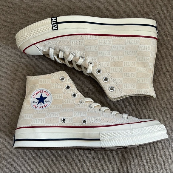 Kith Shoes - Kith x Converse Cream High-Tops